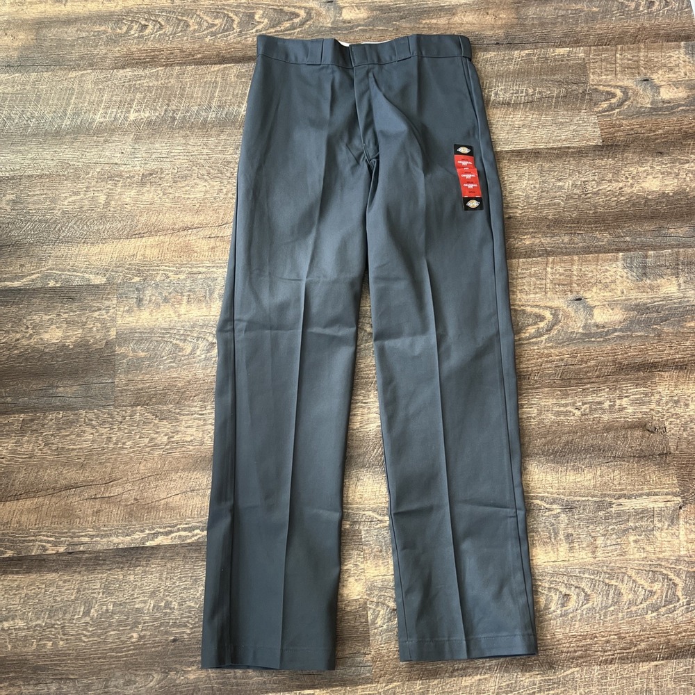 Dickies 874 Original Fit Work Pant Men's 34X34(33) Dark Gray Wrinkle Resistant
